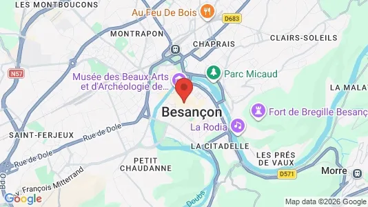 Apartments for rent in Besançon - Photo from Google Street View