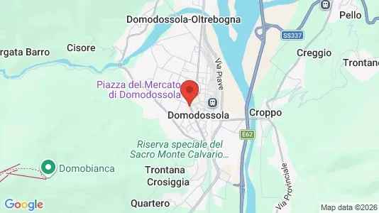 Apartments for rent i Domodossola - kort over placeringen