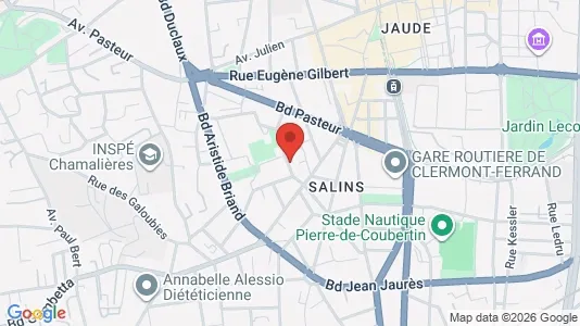 Apartments for rent i Clermont-Ferrand - kort over placeringen