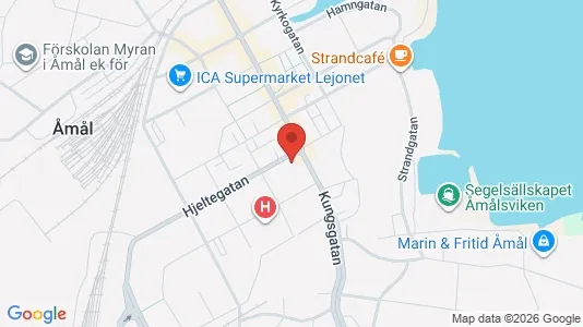 Apartments for rent i Åmål - kort over placeringen