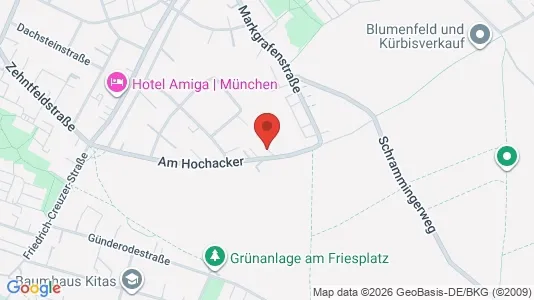 Apartments for rent i Munich Trudering-Riem - kort over placeringen