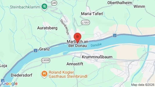 Apartments for rent i Marbach an der Donau - kort over placeringen