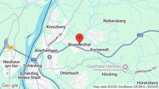 Apartments for rent i Brunnenthal - kort over placeringen