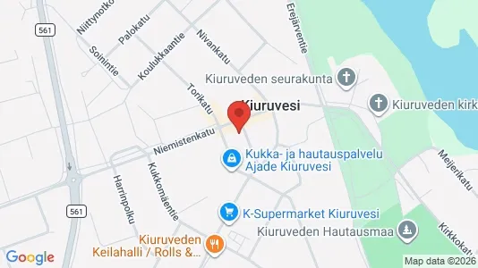 Apartments for rent i Kiuruvesi - kort over placeringen
