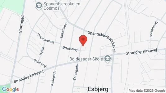 Apartments for rent i Esbjerg Center - kort over placeringen