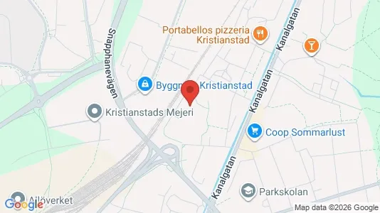 Apartments for rent i Kristianstad - kort over placeringen