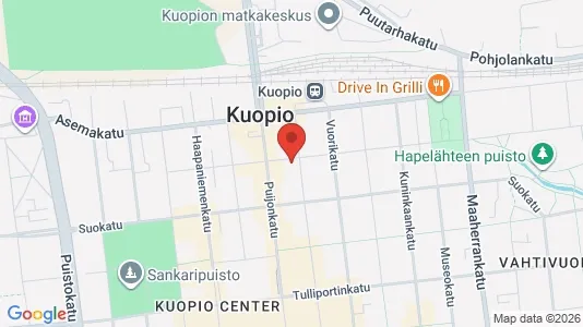 Apartments for rent i Kuopio - kort over placeringen