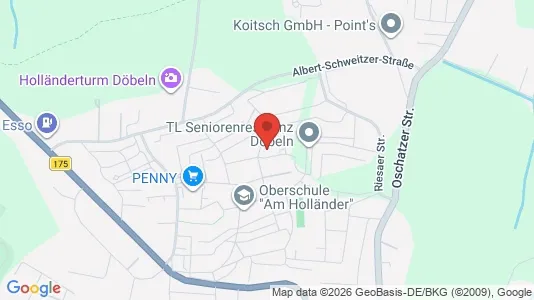 Apartments for rent i Central Saxony - kort over placeringen