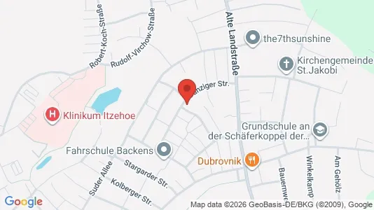 Apartments for rent i Steinburg - kort over placeringen