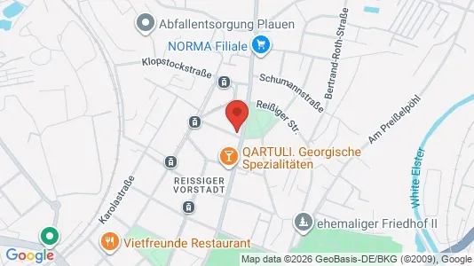 Apartments for rent i Vogtlandkreis - kort over placeringen