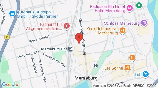 Apartments for rent i Saalekreis - kort over placeringen
