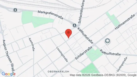 Apartments for rent i Duisburg - kort over placeringen