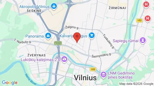 Apartments for rent in Vilnius Šnipiškės - Photo from Google Street View