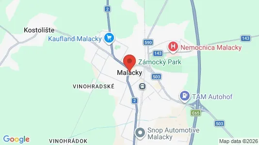 Apartments for rent in Malacky - Photo from Google Street View