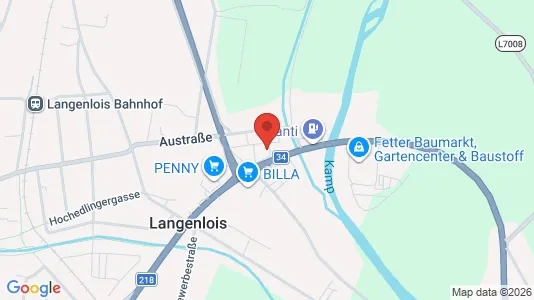 Apartments for rent i Langenlois - kort over placeringen