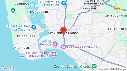 Apartments for rent in Les Sables-d'Olonne - Photo from Google Street View