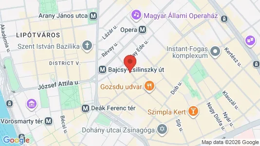 Apartments for rent in Budapest Terézváros - Photo from Google Street View