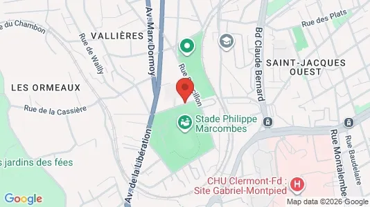Apartments for rent in Clermont-Ferrand - Photo from Google Street View