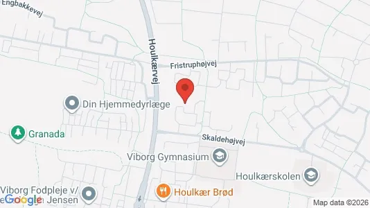 Apartments for rent i Viborg - kort over placeringen