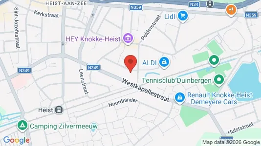 Apartments for rent in Knokke-Heist - Photo from Google Street View