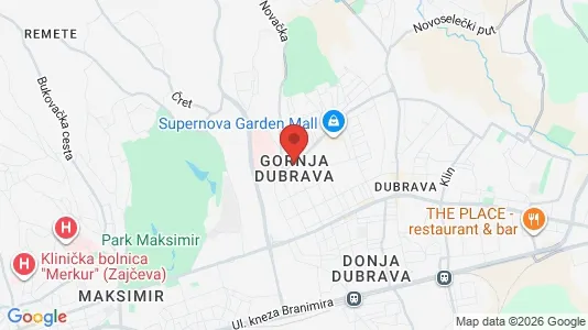 Apartments for rent in Zagreb Gornja Dubrava - Photo from Google Street View