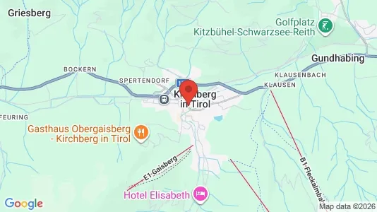 Rooms for rent i Kirchberg in Tirol - kort over placeringen
