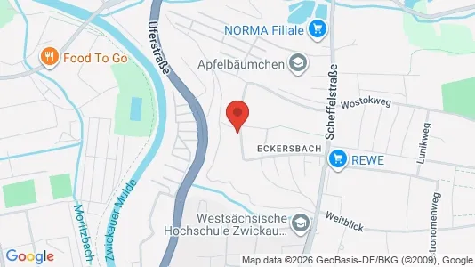 Apartments for rent in Zwickau - Photo from Google Street View