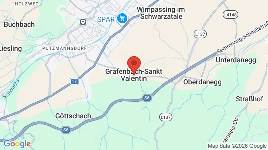 Houses for rent i Grafenbach-Sankt Valentin - kort over placeringen