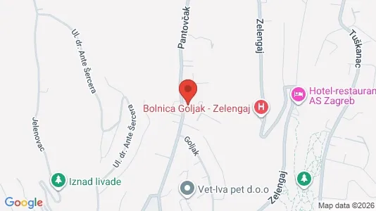 Apartments for rent i Sljeme (Medvednica-Tomislavac) - kort over placeringen