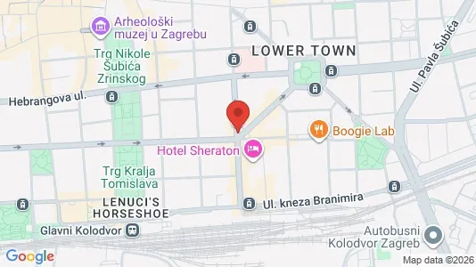 Apartments for rent i Sljeme (Medvednica-Tomislavac) - kort over placeringen