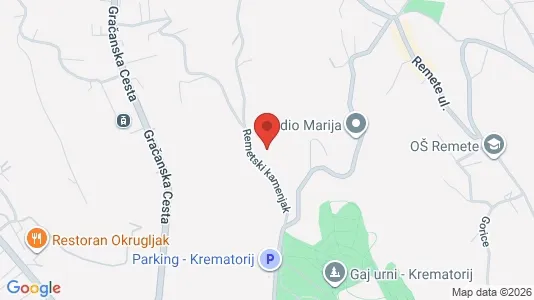 Apartments for rent i Sljeme (Medvednica-Tomislavac) - kort over placeringen