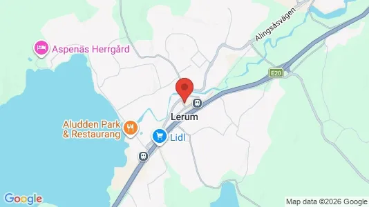 Rooms for rent i Lerum - kort over placeringen