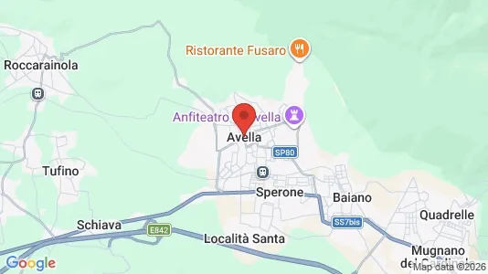 Apartments for rent i Avella - kort over placeringen