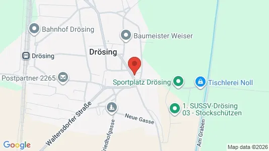 Apartments for rent i Drösing - kort over placeringen