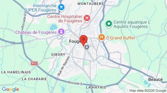 Apartments for rent in Fougères-Vitré - Photo from Google Street View