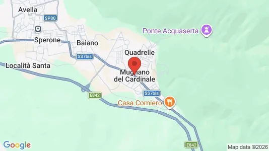 Apartments for rent i Mugnano del Cardinale - kort over placeringen
