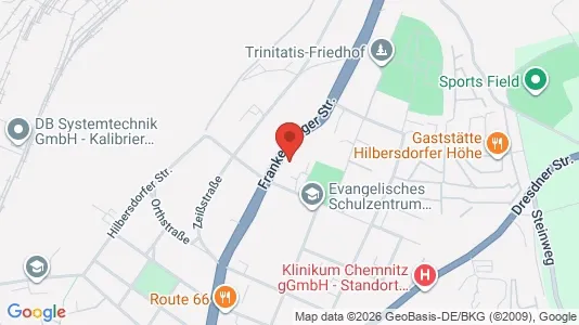 Apartments for rent in Chemnitz - Photo from Google Street View