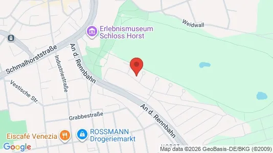 Apartments for rent i Gelsenkirchen - kort over placeringen