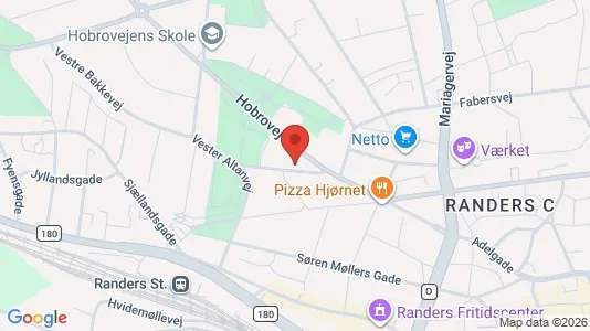 Apartments for rent i Randers C - kort over placeringen
