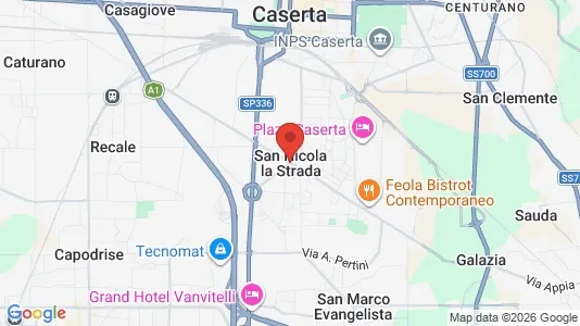 Apartments for rent i San Nicola la Strada - kort over placeringen