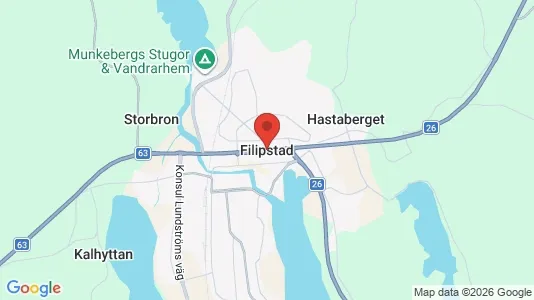 Apartments for rent i Filipstad - kort over placeringen