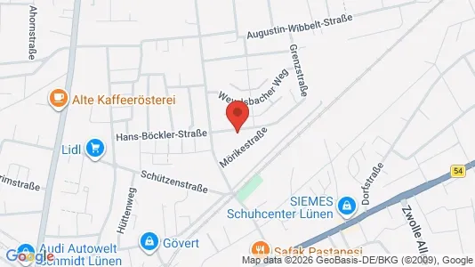 Apartments for rent i Unna - kort over placeringen