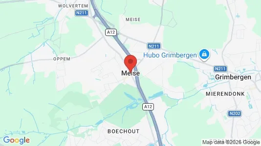 Apartments for rent i Meise - kort over placeringen