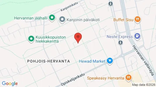 Apartments for rent i Tampere Kaakkoinen - kort over placeringen