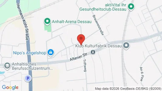 Apartments for rent i Dessau-Roßlau - kort over placeringen