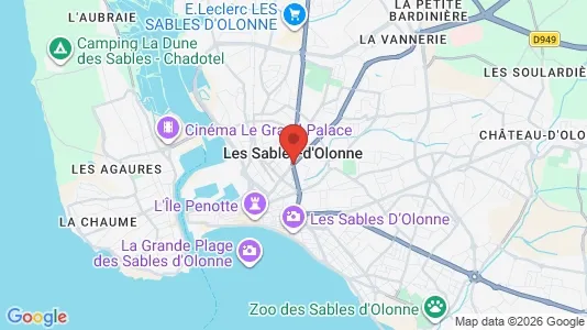 Apartments for rent in Les Sables-d'Olonne - Photo from Google Street View