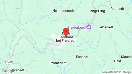 Apartments for rent i Sankt Leonhard bei Freistadt - kort over placeringen