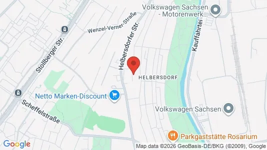 Apartments for rent i Chemnitz - kort over placeringen