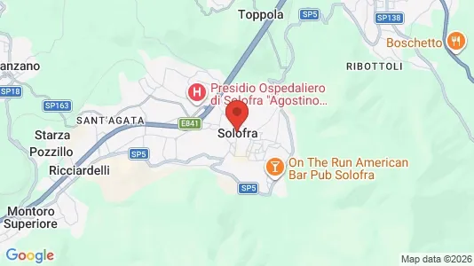 Apartments for rent i Solofra - kort over placeringen