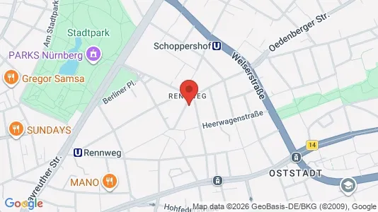 Apartments for rent in Nuremberg - Photo from Google Street View